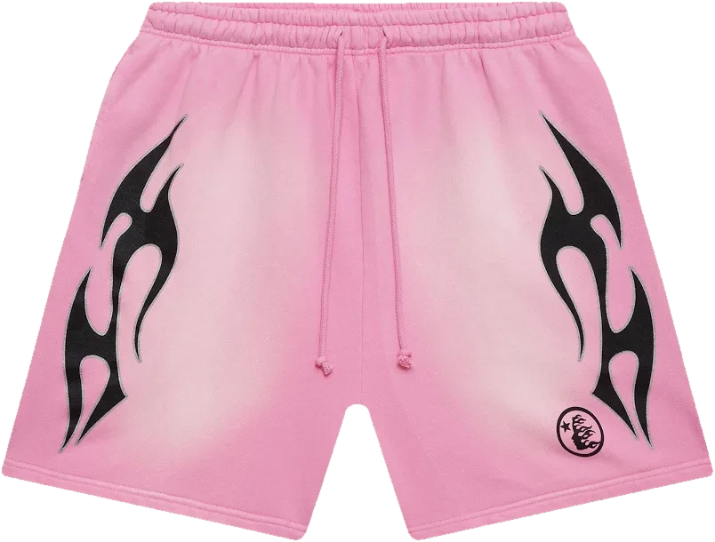 Hellstar Flame Sweat Shorts