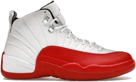 Air Jordan 12 Retro in White / Cherry Red — view 1